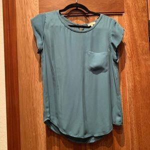 Joie teal blouse